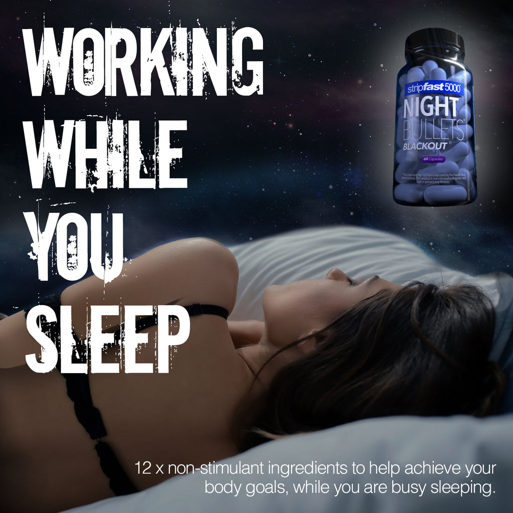 Sleeping Bullets NIGHT BULLETS BLACKOUT® (30 Days Supply) – StripFast5000