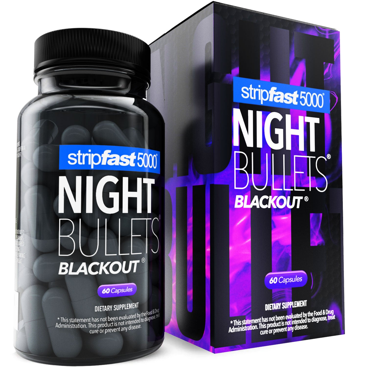 Sleeping Bullets NIGHT BULLETS BLACKOUT® (30 Days Supply) – StripFast5000